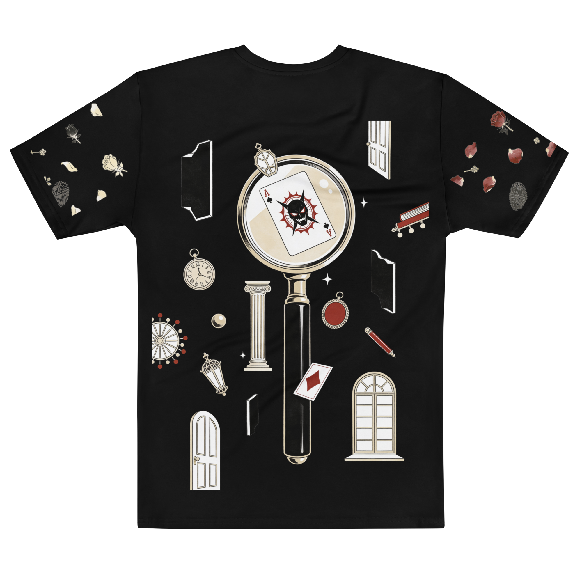 Velvet Vice Detective — Men's Crew Neck T-Shirt — back