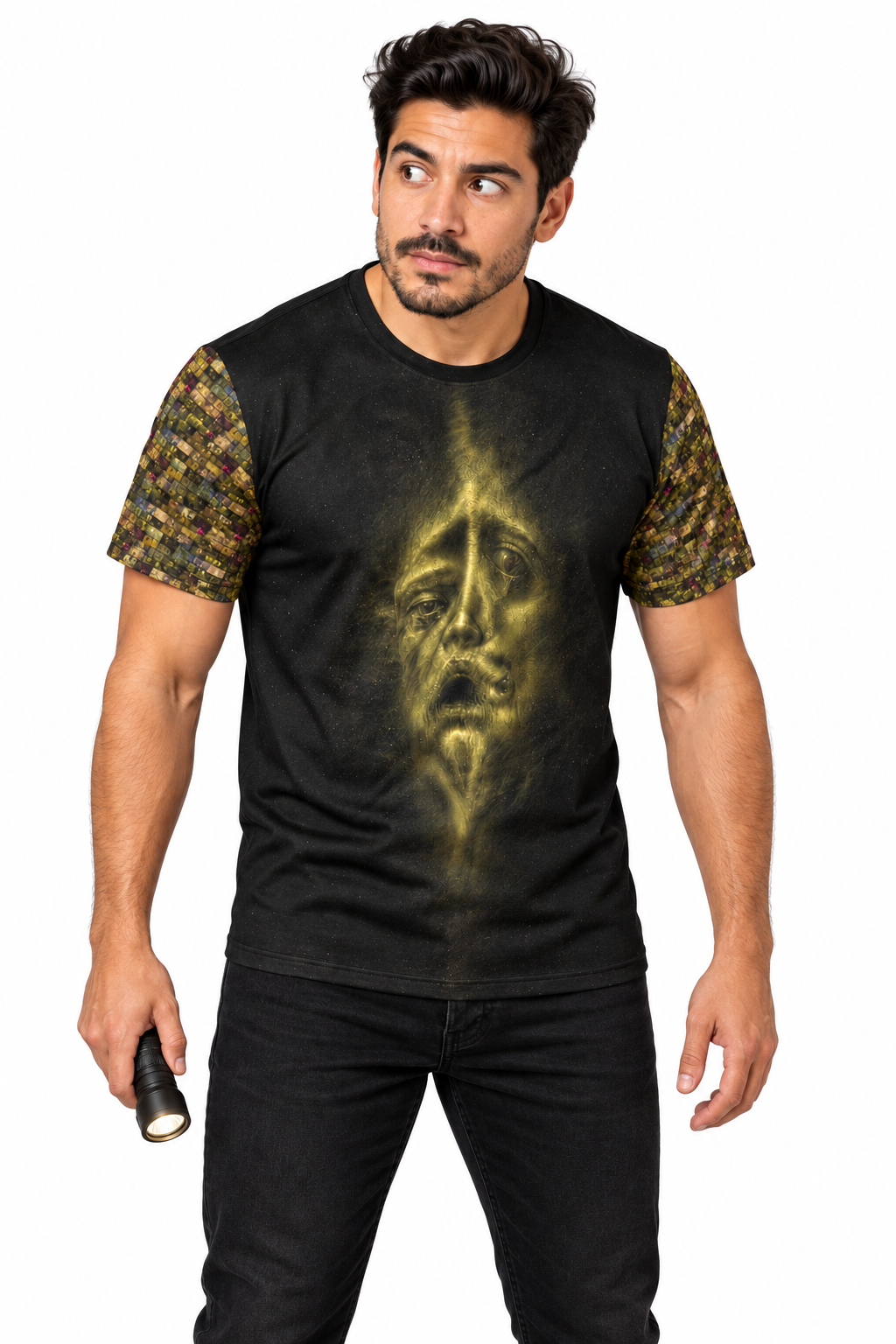 No Way Out — Men's Crew Neck T-Shirt — model front
